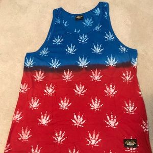 Loser Machine America Weed Tank Top sz M